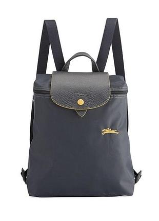 Рюкзак longchamp le pliage club (gunmetal / graphite) — лімітована серія