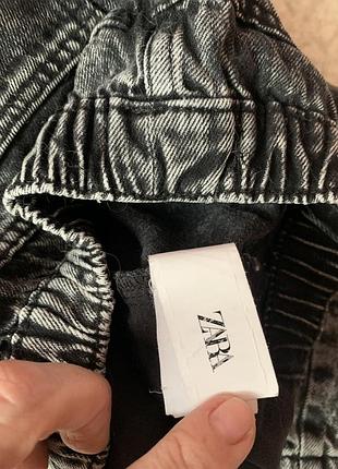 Джинси  baggy на хлопчика zara сірі 3