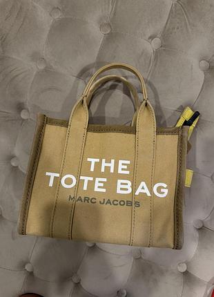 Крос-боді для жінок marc jacobs the tote bag бежева