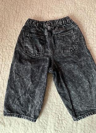 Джинси  baggy на хлопчика zara сірі 2