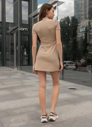 Сукня staff baa beige жіноча 2
