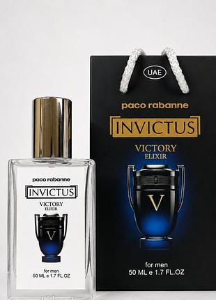 Мужской тестер invictus victory elixir, 50 мл, сумка new