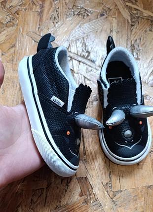 Оригінальні кросівки кеди кєди сліпони vans toddler slip v triceratops