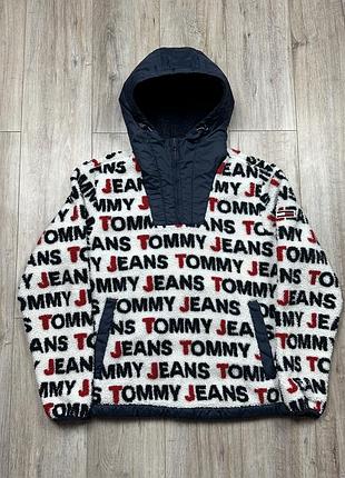 Чоловіче худі шерпа анорак tommy hilfiger sherpa fleece anorak jacket