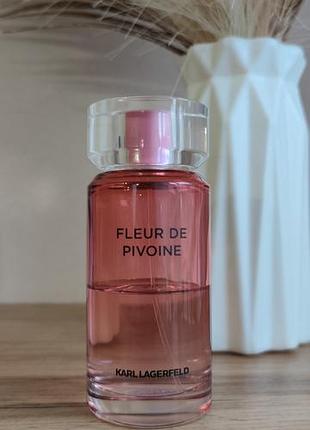 Оригінал! залишок 50 мл karl lagerfeld fleur de pivone eau de parfum