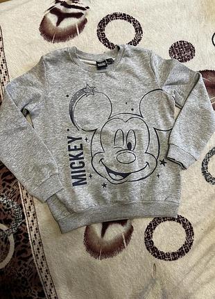 Світшот дитячий унісекс disney mickey mouse з мікрофлісом