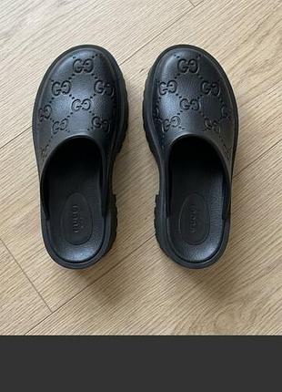 Сабо gucci чорні