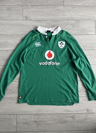 Регбойка винтаж сборная ирландия canterbury ireland irfu vodafone vintage rugby blokecore size l л размер кофта регби лонгслив свитер свитшот оригинал
