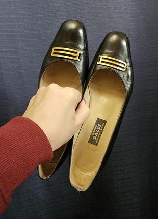 Туфли на низком каблуке bally 5