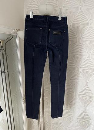 Жіночі сині джинси burberry оригінал модель skinny cropped leg розмір 26w