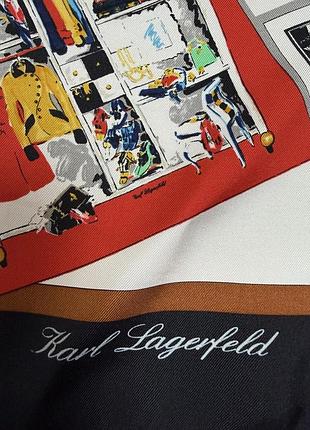 Хустка шовкова karl lagerfeld 4