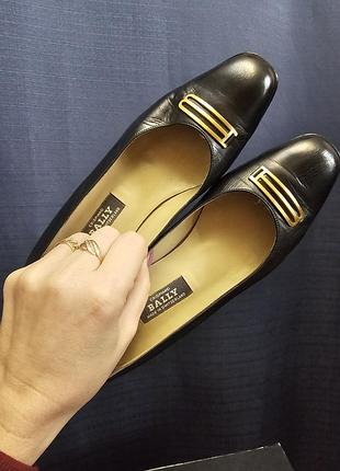 Туфли на низком каблуке bally 5