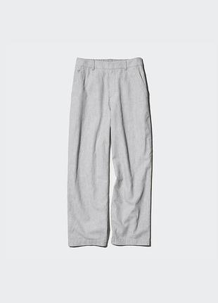 Брюки из льняной смеси uniqlo (473688)