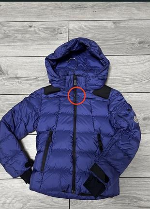 Пуховик дитячий синій moncler 4