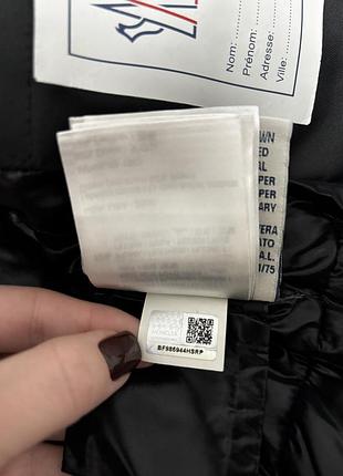 Пуховик дитячий синій moncler 6