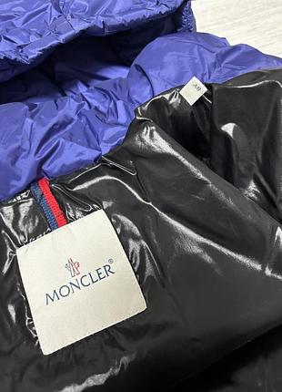 Пуховик дитячий синій moncler 5