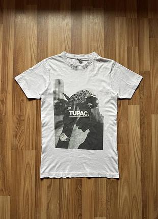 Вiнтажна футболка tupac shakur (mister tee) | 2pac rap tee | hip-hop vintage