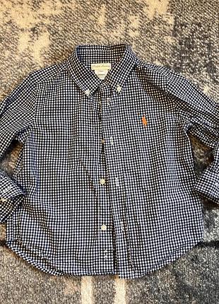Дитяча сорочка polo ralph lauren в клітинку, 24 м