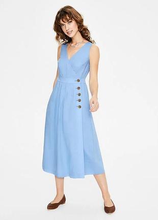 Льон + бавовна міді сукня boden arwen midi dress
