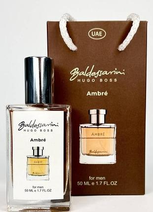 Чоловічий тестер baldessarini ambre, 50 мл, сумка new