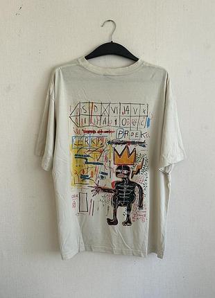 Футболка мерч jean michel basquiat h&m y2k streetwear