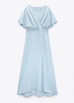 100% ліоцелл міді сукня zara 4
