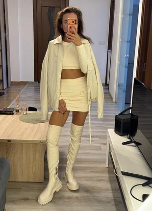 Сет спідниця+топ zara xs 4