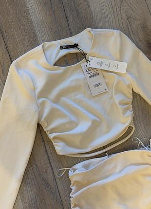 Сет спідниця+топ zara xs 8