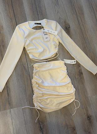 Сет спідниця+топ zara xs 7