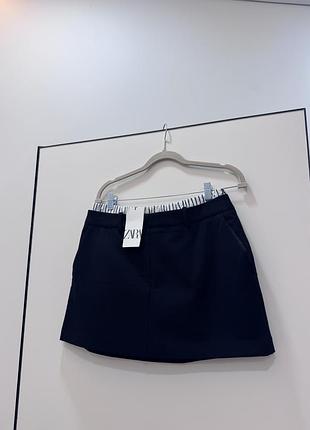 Жіночі шорти-спідниця zara чорні