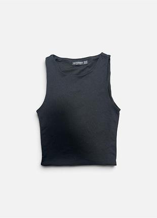 🖤топ жіночий stradivarius чорний без рукавів xs🖤
