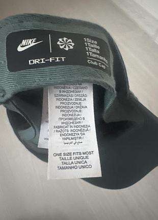 Бейсболка nike dri-fit club cap хакі універсальний розмір