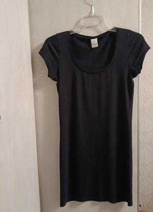 Жіноча чорна сукня-футболка vila clothes