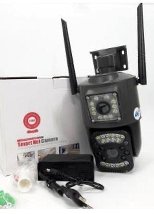 Вулична ip камера v380pro sc03 4 мп з двома лінзами, 4g/wi-fi