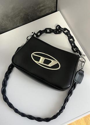 Сумка жіноча diesel чорна 2