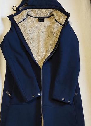 Женское пальто парка софтшелл jack wolfskin windy valley coat s (36/38)