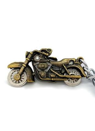 🏍🤘 брелок для ключів харлей девідсон harley-davidson "міні-мотоцикл" бронза