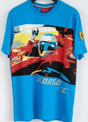 Футболка ferrari santander fernando alonso