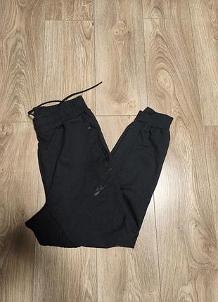 Спортивні штани nike tech fleece джогери чорні