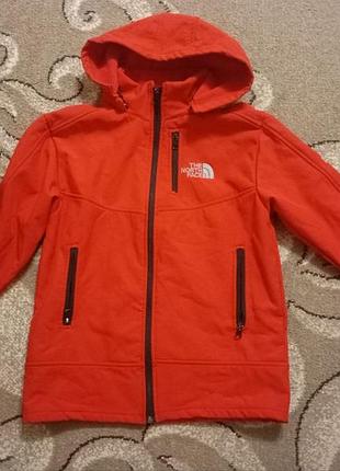 Куртка підліткова the north face червона
