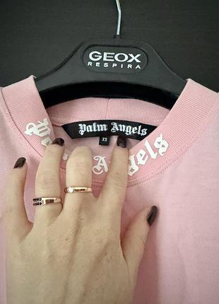 Футболка жіноча palm angels рожева