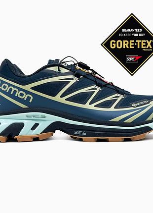 Мужские кроссовки salomon xt-6 bering sea gore-tex