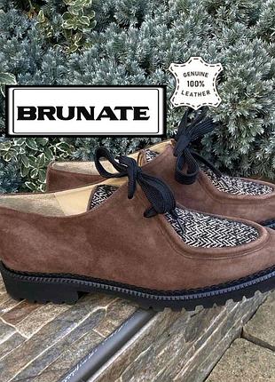Brunate італія ексклюзивні фірмові жіночі шкіряні туфлі лофери натуральна шкіра 37р. оригінал