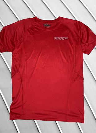 Мужская футболка kappa xl eu522942 ua52 красная прямая базовая футболка с логотипом фирменный логотип спортивная повседневная
