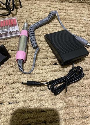 Фрезер nail drill з педаллю 6