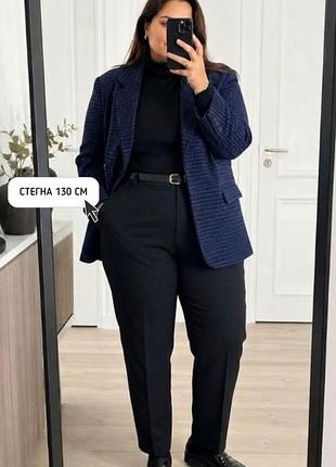 Чорні класичні брюки / штани зі стрілками tu woman (розмір 22l / 3xl–4xl) великий розмір жіночі