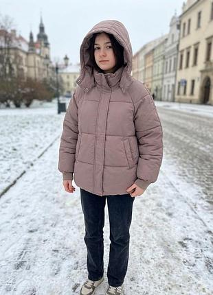 Куртка для підлітка демісезонна/зимова з капюшоном