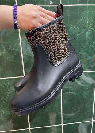 Жіночі гумові чоботи calvin klein rain boot w/flc (оригінал)