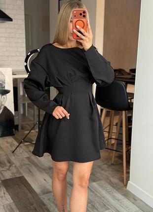 Стильное женское приталенное платье 3