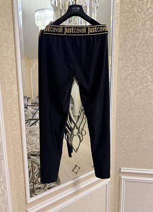 Оригінальні чорні лосини just cavalli .р.м 9